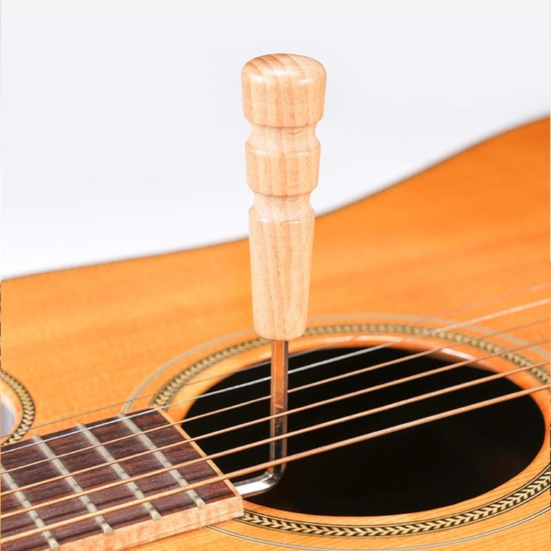 Light Weight Guitar Adjustment Wrench With Nonslip Wood Grip Guitar Maintenance Tool For Quick String Adjustments