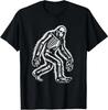 Funny Bigfoot Sasquatch Halloween Skeleton  Kids T-Shirt