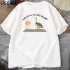 Funny Goose T-Shirt Duck Tshirt Trending Tee Print T-Shirt Casual Short Sleeve O-Neck Tshirt Vintage Clothing Tee Loose Clothing