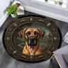 Legacy Portrait Round Area Rug Under Office Chairs Bedroom Living Room Home Decor