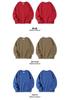2026 Autumn Unisex 300g Cotton Round Neck Drop Shoulder Sweatshirt - Loose, Comfortable, and Skin-Friendly