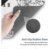 Black White Cherry Blossom Mouse Pad Sakura Death Life Extended Desk Mat 80x30 Cm Non-slip Rubber Ba