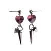 Elegant Cone Studs Earrings Featuring Delicate Heart Design Perfect for Fashion Forward Women and Trendsetters