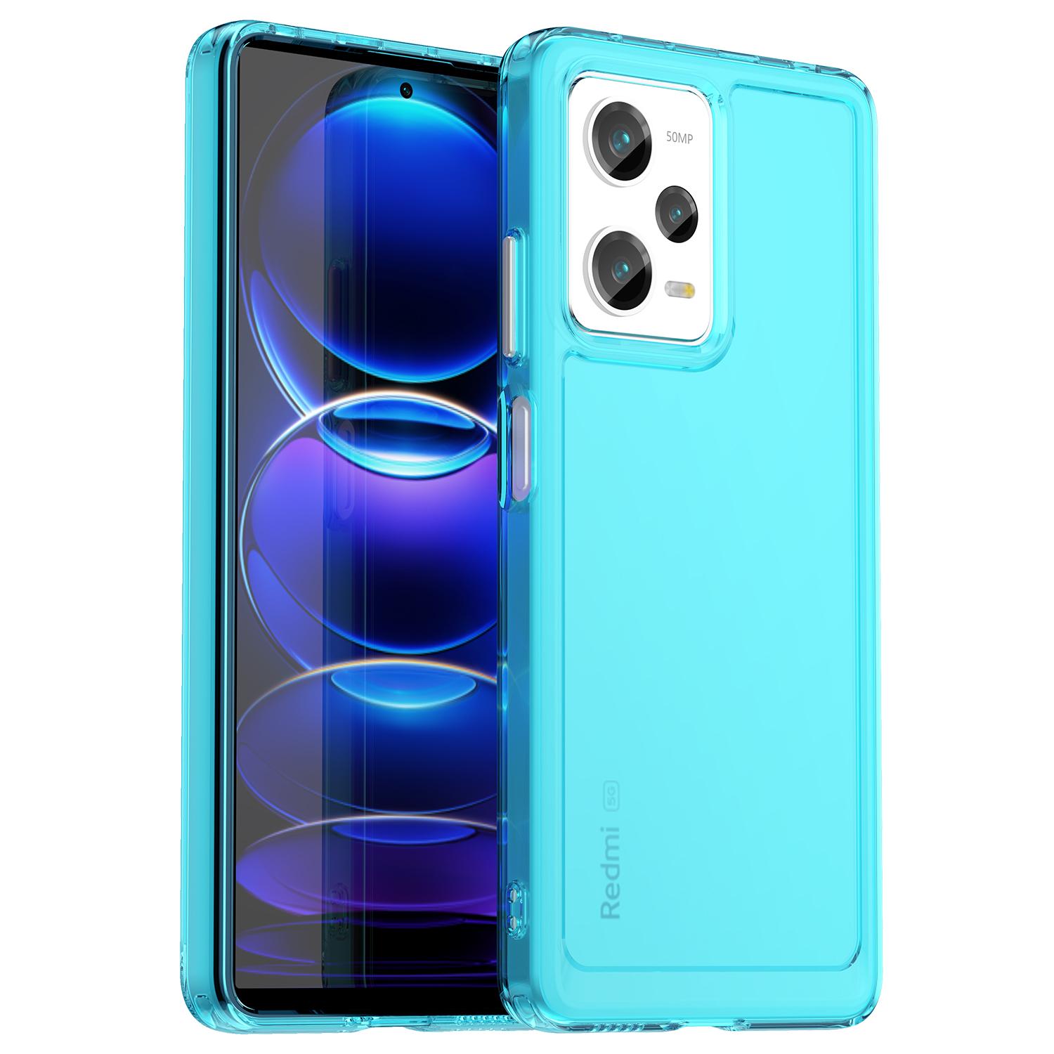

For Redmi Note 12 5G Transparent Case Cover For Redmi Note 12 Pro Plus Fundas Candy Color Soft Flexible TPU Bumper Redmi Note 12 Redmi Note 12 5G