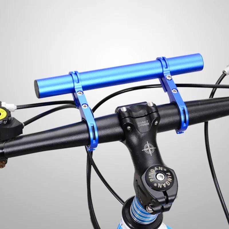 Aluminum Alloy Bike Handlebar Extension Bracket (10/20/30cm) - Universal Front Light & Flashlight Mount for Cycling Accessories