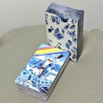 Karty Tarotowe Healing Waves 10,3*6cm 78 Sztuk Łączą Aspekt Leczenia Matki Natury i Sztukę w Dzieła Sztuki