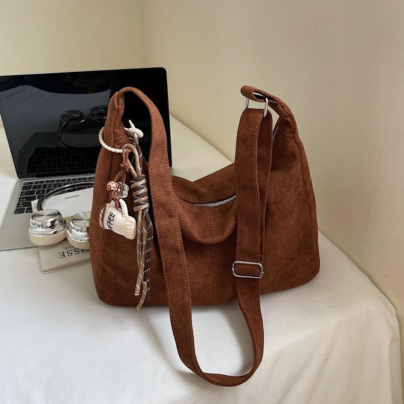 Retro Einfache und Modische Tragetasche mit Großer Kapazität Nische Lässige Einzelschultertasche Umhängetasche