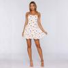 European and American Gentle New Sleeveless Casual Suspender Tube Top Elegant Floral Sweet Simple Dress