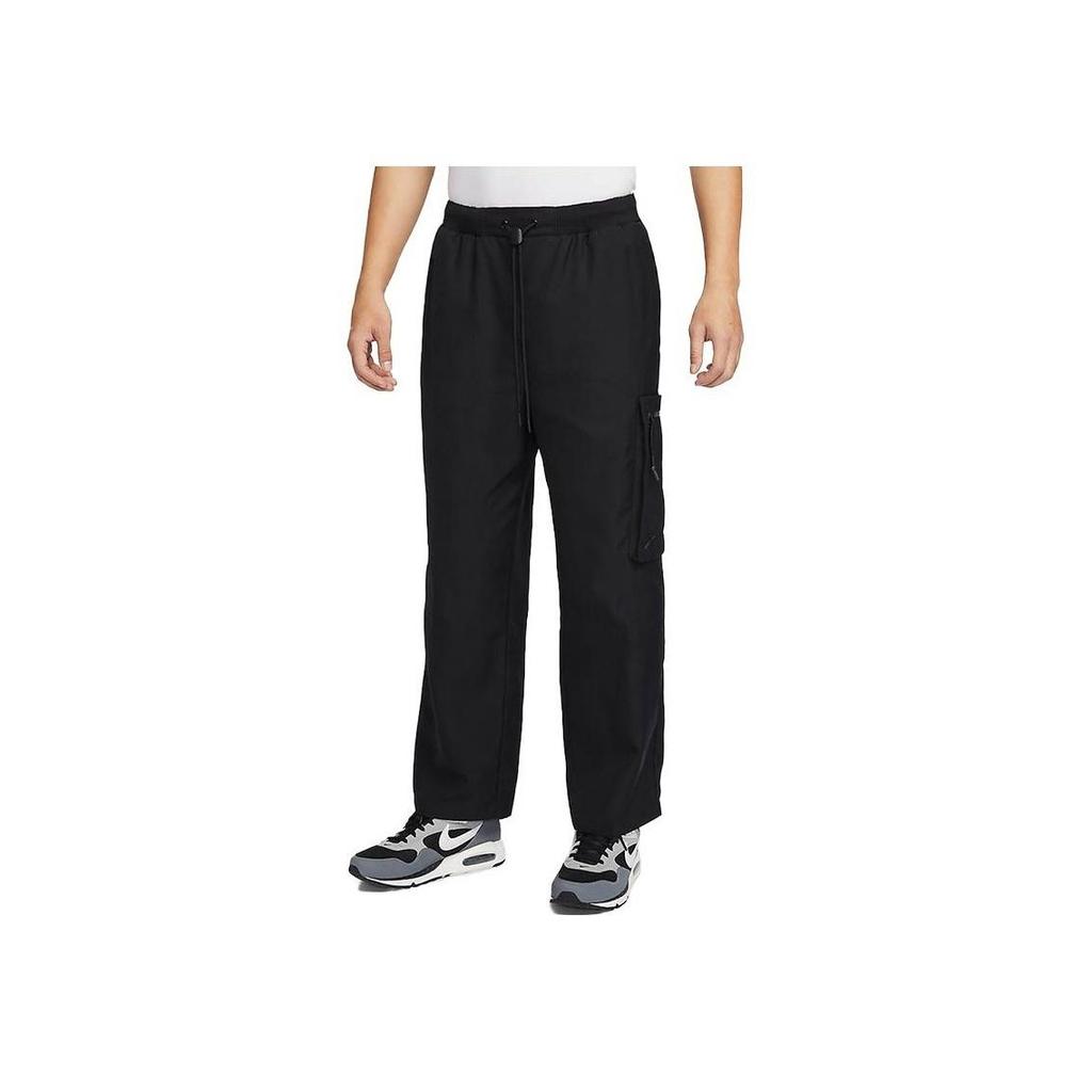 Nike Atmungsaktive Strick-Sporthose mit Kordelzug Herrenhosen Schwarz FB7526-010