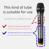 Cordless Handheld Microphone Protective Sleeve with Sponge Foam Microphone Windscreen Rubber Microphone Protective Sleeve Holder for Show KTV