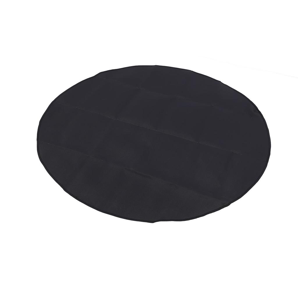 Round Fire Pit Mat for Outdoor Grill Fiberglass Oil Proof Fireproof Under Grill Mat Deck Patio Protector for Camping