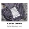 Ice Silk Girls Panty Women's Sensual Spaghetti Straps Breathable Cotton Crotch Low Waist Lace Edge Panties