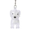 Creative Keychain Dog Shape Keychain Transparent Container Fur Storage Capsule Handmade Design DIY Accessories