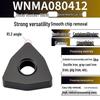 Peach-Shaped WNMG080404 Stainless Steel CNC Turning Insert