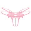 Durable Underwear Comfortable Imitation Pearl Hollow