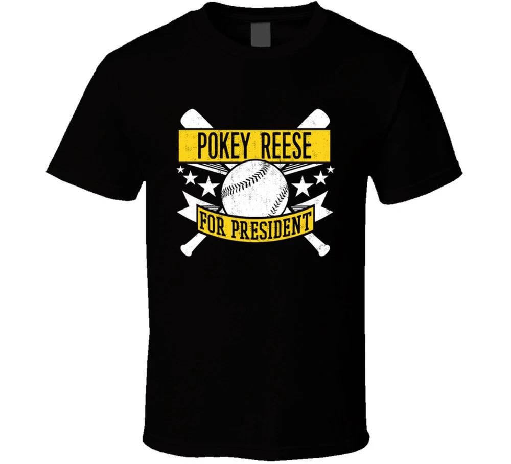 Pokey Reese For President Pittsburgh Baseball Player Funny T Shirt S