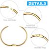 24 Pack Curtain O-Rings Multifunctional Purpose Decorative Metal Shower Curtain Rings Rustproof Iron Bath Drape Loop Smooth