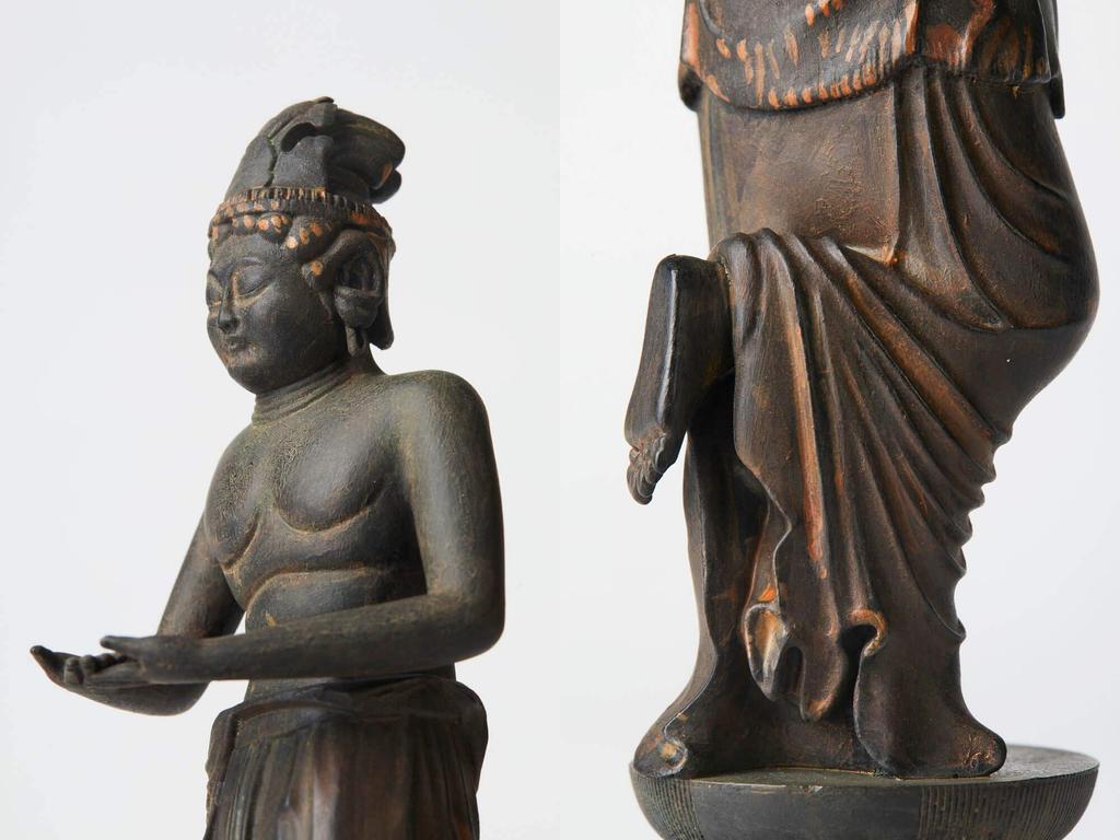 ISM TanaCOCORO Kannon Bodhisattva Seishi Bodhisattva of Statue Figure National Treasure ISM Bosatsu Seishi tc3746 [Palm] & (Set 2)_Buddha (Kannon