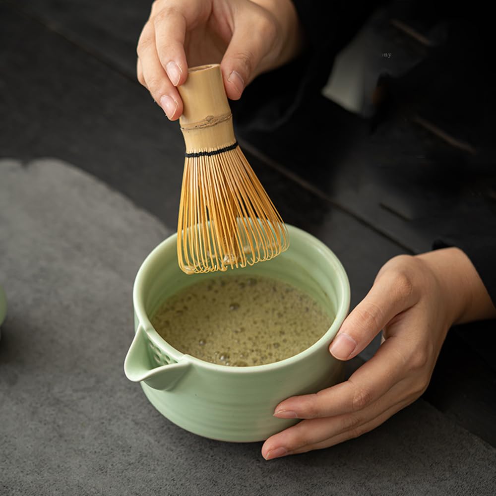 Phyxiul 100-Stand Bambusowa Łyżeczka do Herbaty, Proszek Matcha, Mieszadełko, Przybory do Ceremonii Herbacianej, Rzemiosło Tradycyjne