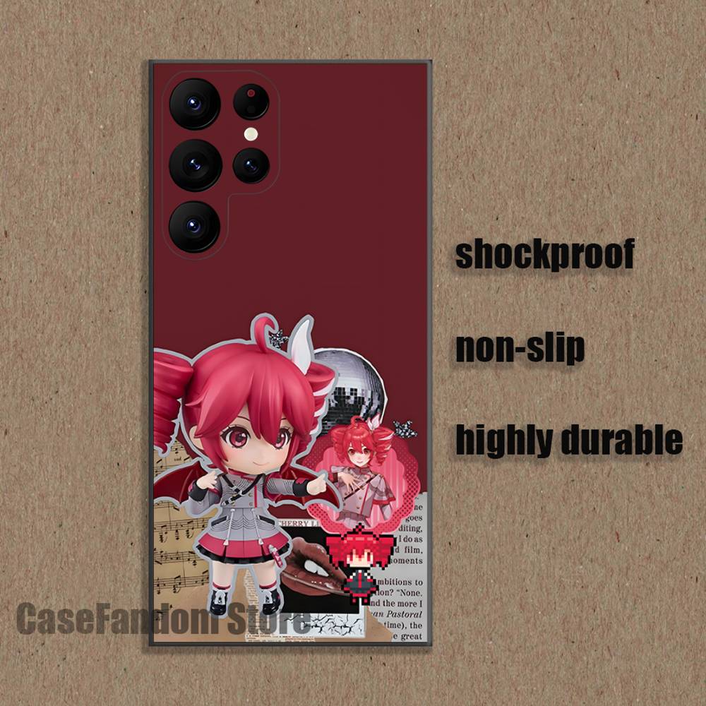 K-Kasane T-Teto Get To Me For Samsung Phone Case S26,S25,S24,S21,S22,S23,S30,Ultra,S20,Plus,Fe,Lite,5G Black Cover