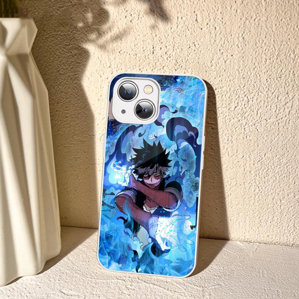 Cartoon Characters D-Dabi Phone Case For IPhone 14 13 12 Mini 11 Pro XS Max X XR 14 Plus Tempered Glass Cover