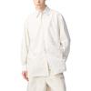 SS25 U Series Casual Front Single Pocket Solid Color Loose Long Sleeve Shirt Men Shirts White 476243-30