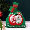 Christmas Gift Bag Knitted Xmas Tree Handbag Christmas Eve Party Favor Bag Reusable Gift Pouch for Festive Gift Packaging