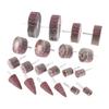 20Pc 80 Grit Sanding Flap Wheel Disc 1/4" Shank Abrasive Sandpaper for Die Grinder Drill Rotary Tool Cleaning Deburring Grinding