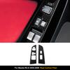 For Mazda RX-8 2004-2008 Carbon Fiber Outlet Windows Control Panel Car Interior Decoration Accessories Panel ABS Sticker