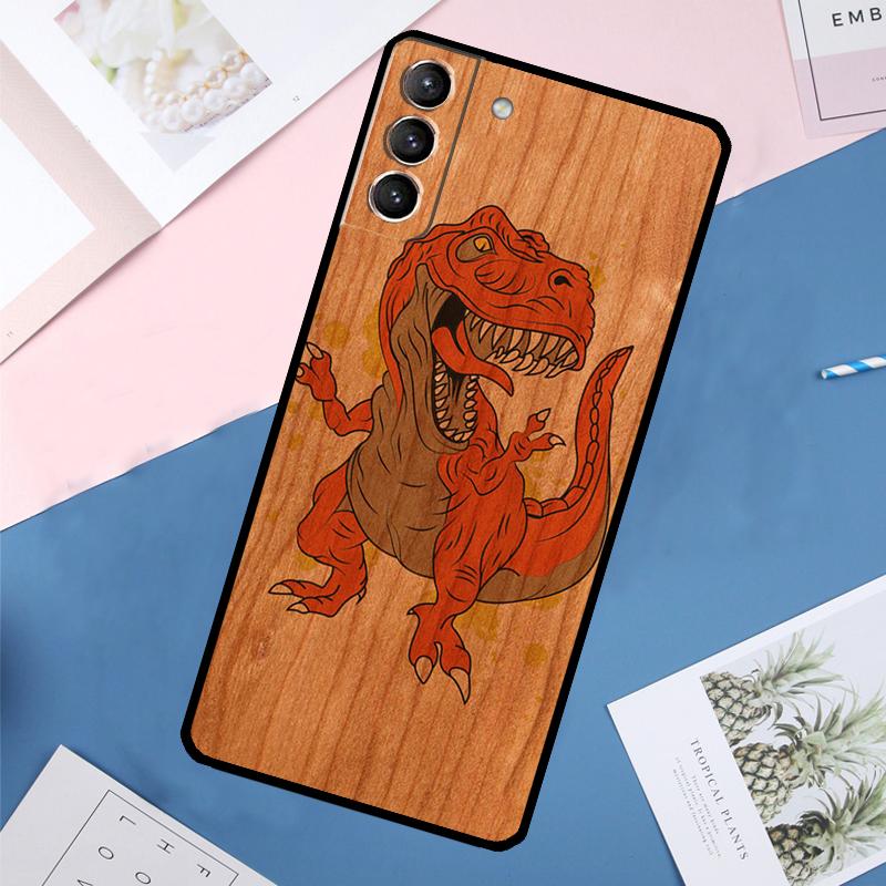 Deer Lion Elephant Wood Animal Case For Samsung Galaxy S25 Ultra S21 S22 S23 S24 Ultra S9 S10 Plus S20 FE S25 FE Back Cover