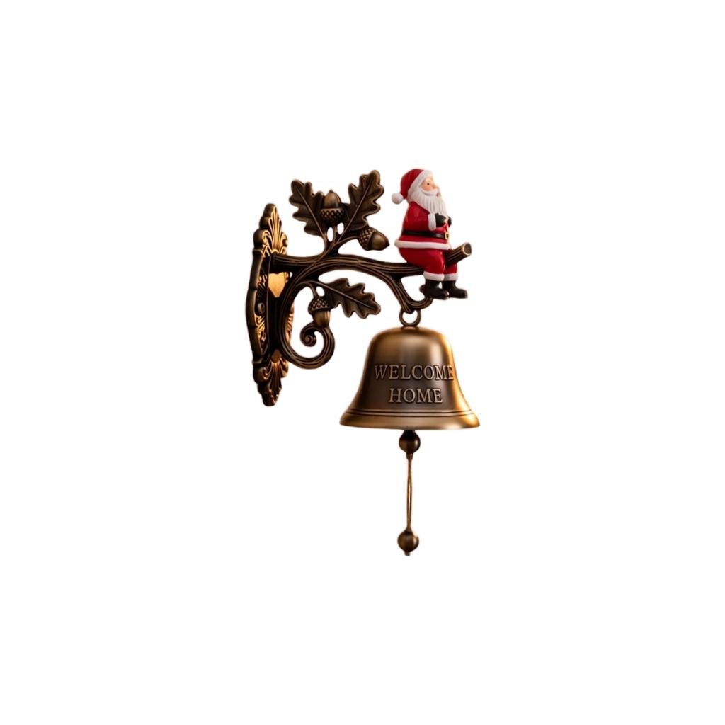 Christmas Hanging Welcome Doorbell for Front Door Holiday Decoration
