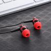 MP3 Mp4 Wiring Subwoofer Headset Ear Braided Rope Wire Cloth Rope Earplug Noise Isolating Earphone Built-in Mic Handfree