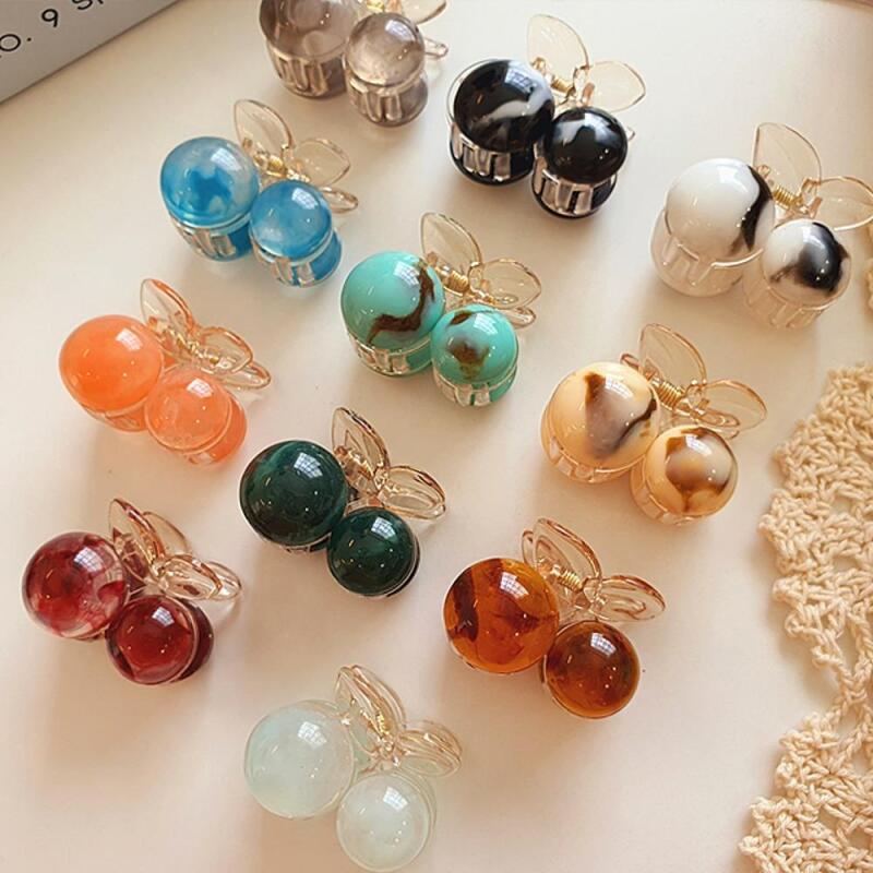 Women s Lovely Acrylic Cherry 11-Option Hair Clip A29648_1
