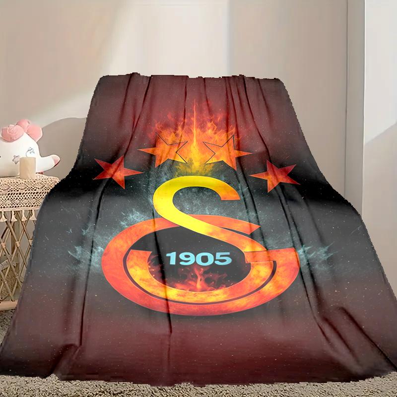 1pc Snug Galatasaray SK Blanket, Lightweight & Durable Print Blanket, Perfect for Home, Couch, Bed, Picnic, Travel, Office