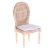 1/12 Dolls Miniature Furniture Wooden Unpainted Dining Chair For Dollhouse