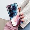 For Redmi 13C Pink Gold Marble Art Fashion Phone Case Soft Silicone Fundas Cover For Redmi13C 13 C Coque Matte Shockproof Bumper