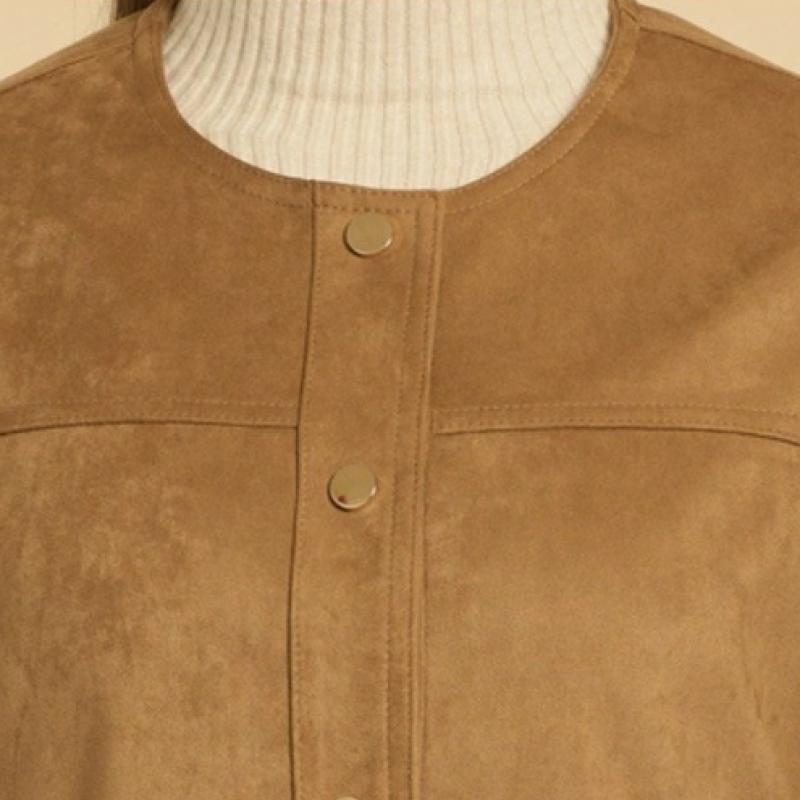 Bcbg Round Powe Suede Jacket B6s1j170