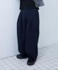 Ladeuedisyeon Draft String Wide Pants_Navy