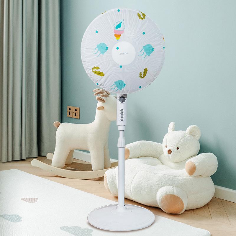

Fan Dust Cover PEVA Semi-Complete Household Floor Fan Cover Protective Cover Waterproof Washable Stereo Fan Cover