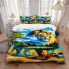 3pcs Lion Safari Duvet Cover Set -Includes 1 Duvet Cover and 2 Pillowcases, No Quilt Core, All-Season Home Decor Yy251111117
