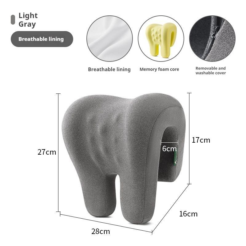 Office Chair Headrest Pillow Head Neck Shoulder Support Cushion Ergonomic Neck Rest Pillow Memory Foam Nap Sleeping Pillow