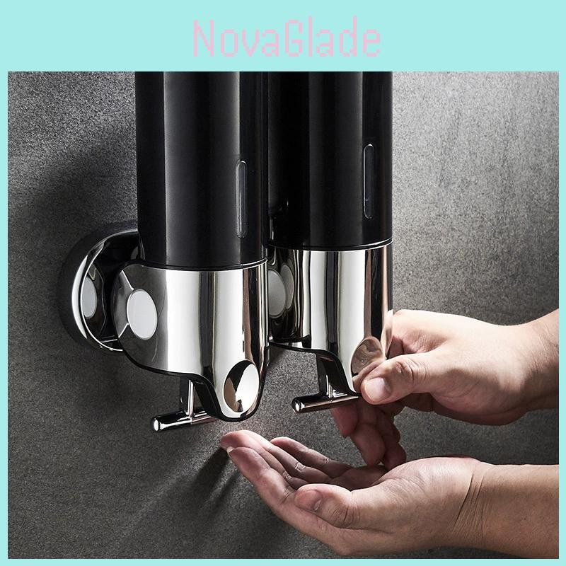 Modern Minimalist Abs Soap Dispenser With Manual Push For Hotel Bathroom Use
