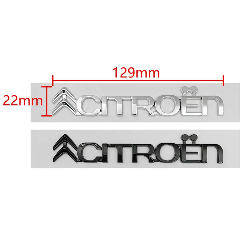 Emblema Auto Bagagliaio Posteriore Adesivo Originale Logo in ABS per Citroen Badge C4 C3 C5 C1 DS3 DS5 DS4 Jumper Xsara C-Elysee Picasso Nemo
