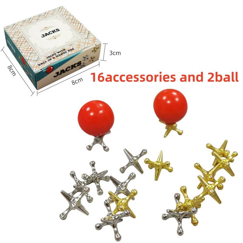 Mini Metall Klassisches Murmelspiel Set Mit Hüpfball Zinklegierung Familienspaß Partygeschenke Perfekte Geschenke Für Alter 14+ Unterhaltung