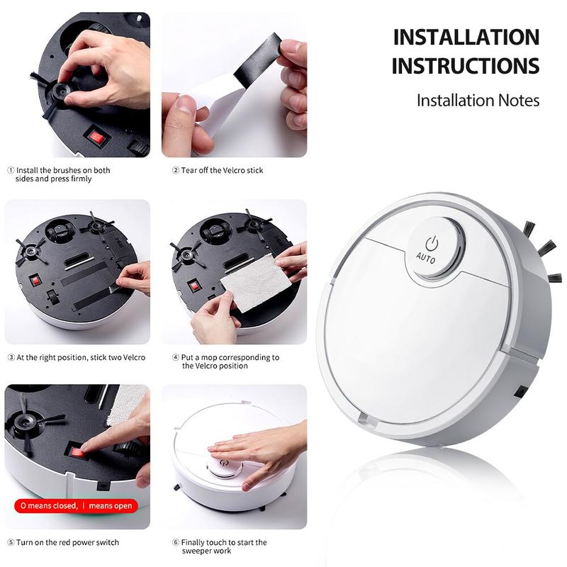 Escape with automatic robot vacuum cleaner at home Vacuum Cleaner Sterilize intelligent low noise wireless cyclone vacuum cleaner | Cleaning products