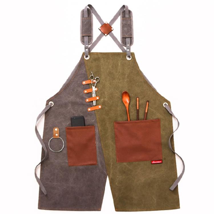Professional Work Apron Heavy Duty Canvas for Mechanics and Technicians