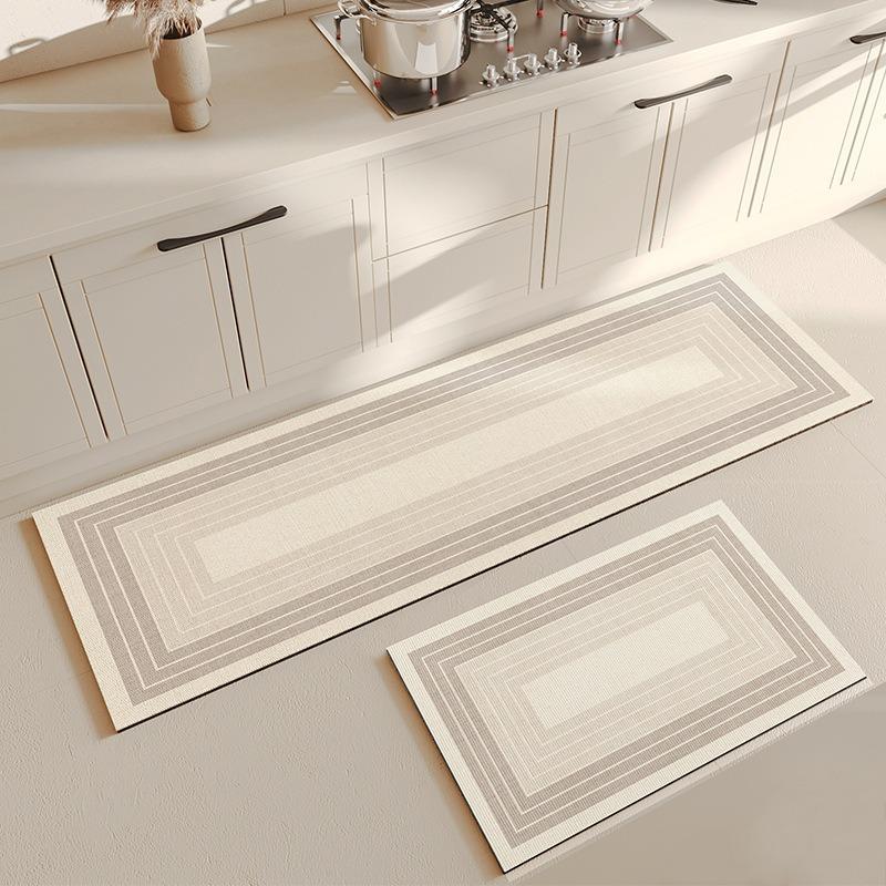 Kitchen Mat 200Cm Pvc Floor Mats Waterproof Leather Carpet Non-Slip Area Rug Oil-Proof Home Decoration Alfombra De Cocina