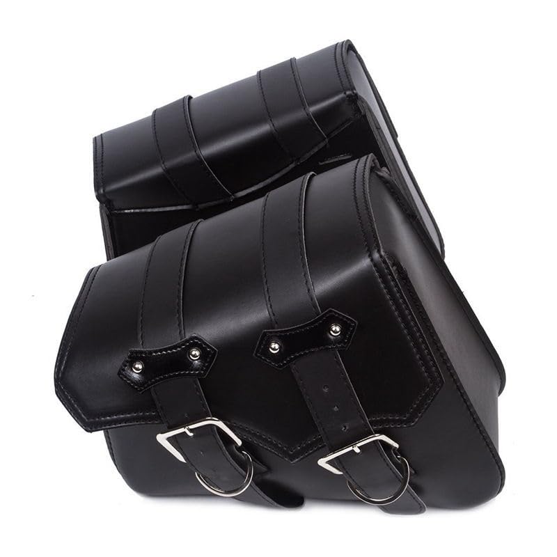 Motorcycle Side Bags Pu Leather Retro Saddlebags Motorcycle Luggage Side Tool Bag for Sportster