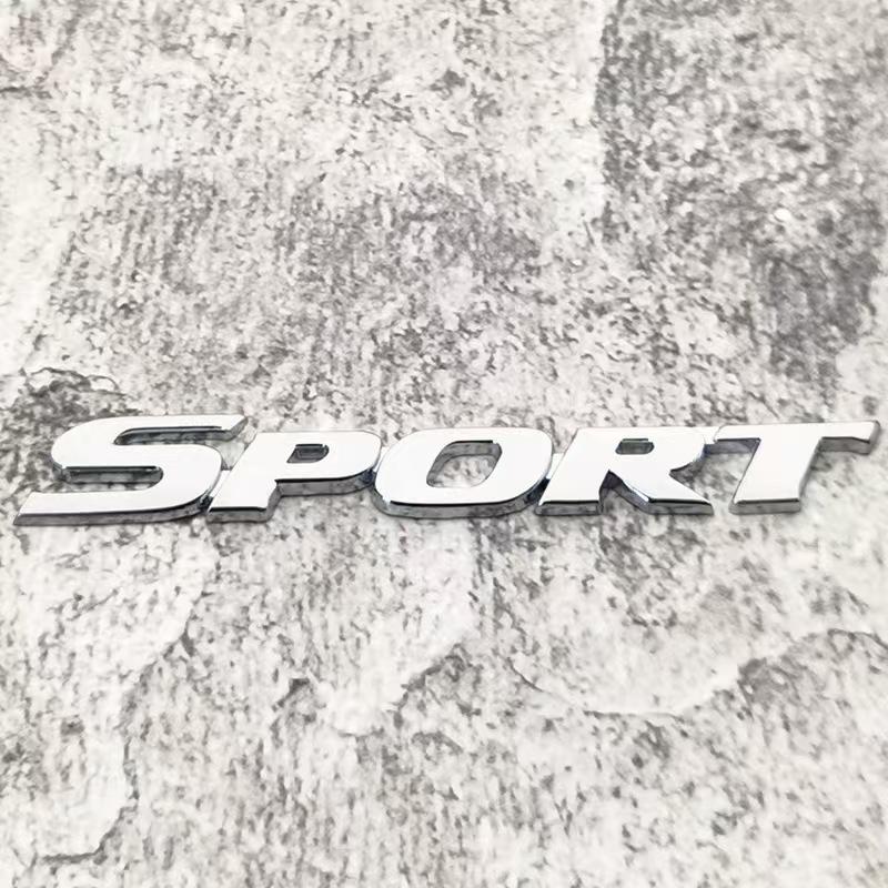 Auto SPORT Sport Emblem 3D Buchstabe Auto Heck Modifikation Aufkleber