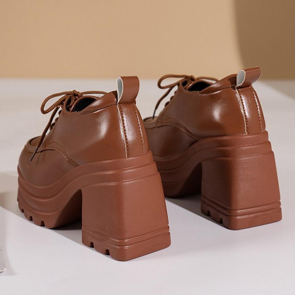 new Female Shoes Lolita Shoes for Women Mary Jane New Lace Up Loafers Girls Students JK Uniform High Heels Platform Shoes autumn